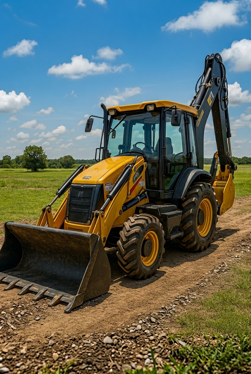 Retroescavadeira para locação
